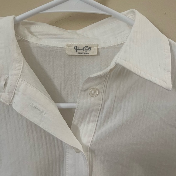 Brandy Melville White Button Up - Picture 2 of 3